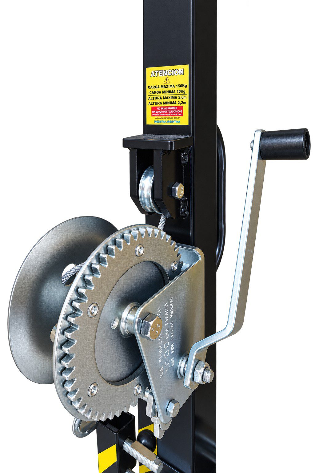 Torre de elevación Modelo 3.6 – Epoxi Negro - Torre de elevación Modelo 3.6 – Epoxi Negro